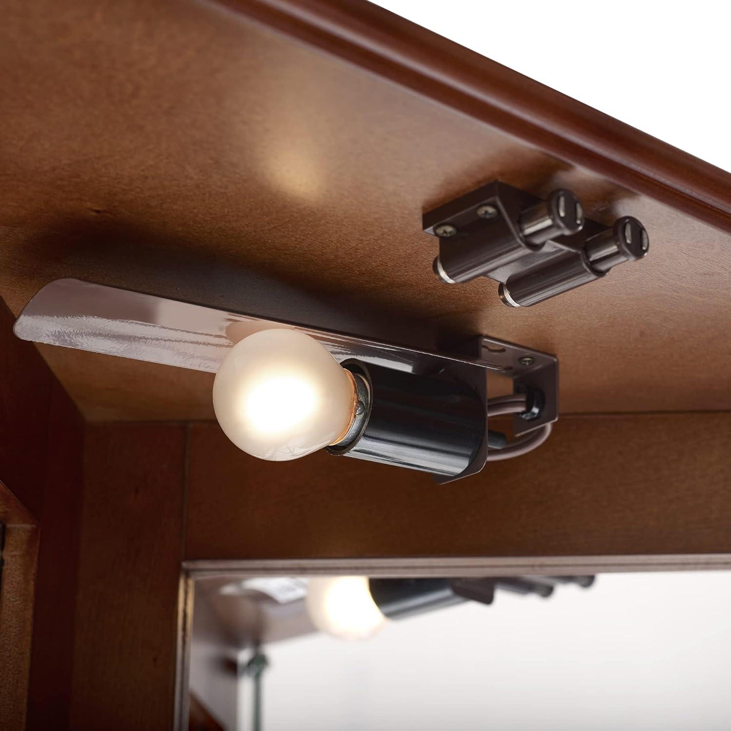 Lark Manor™ Corner Curio Dispaly Cabinet with Lights, Adjustable Tempered Glass Shelves, Mirrored Back