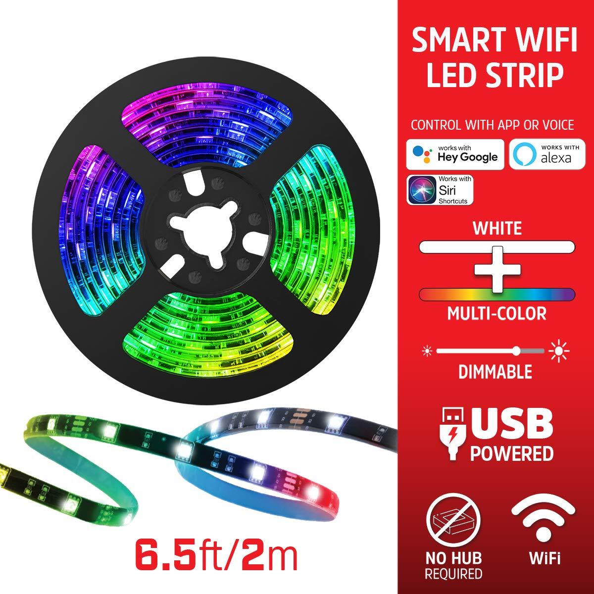 Energizer® Smart Wi-Fi Multicolor And Single-White LED Light Strip