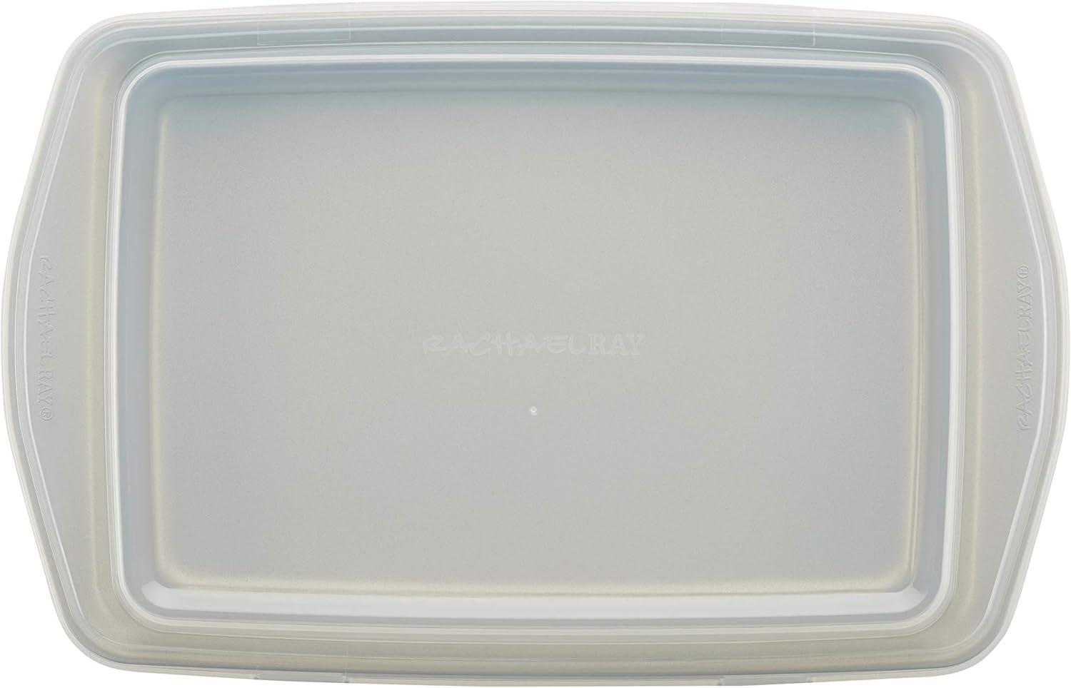 Rachael Ray 10pc Bakeware Set: Nonstick Steel Baking Pans & Sheets, Even-Heating, Dishwasher-Safe, Oven-Safe to 450°F