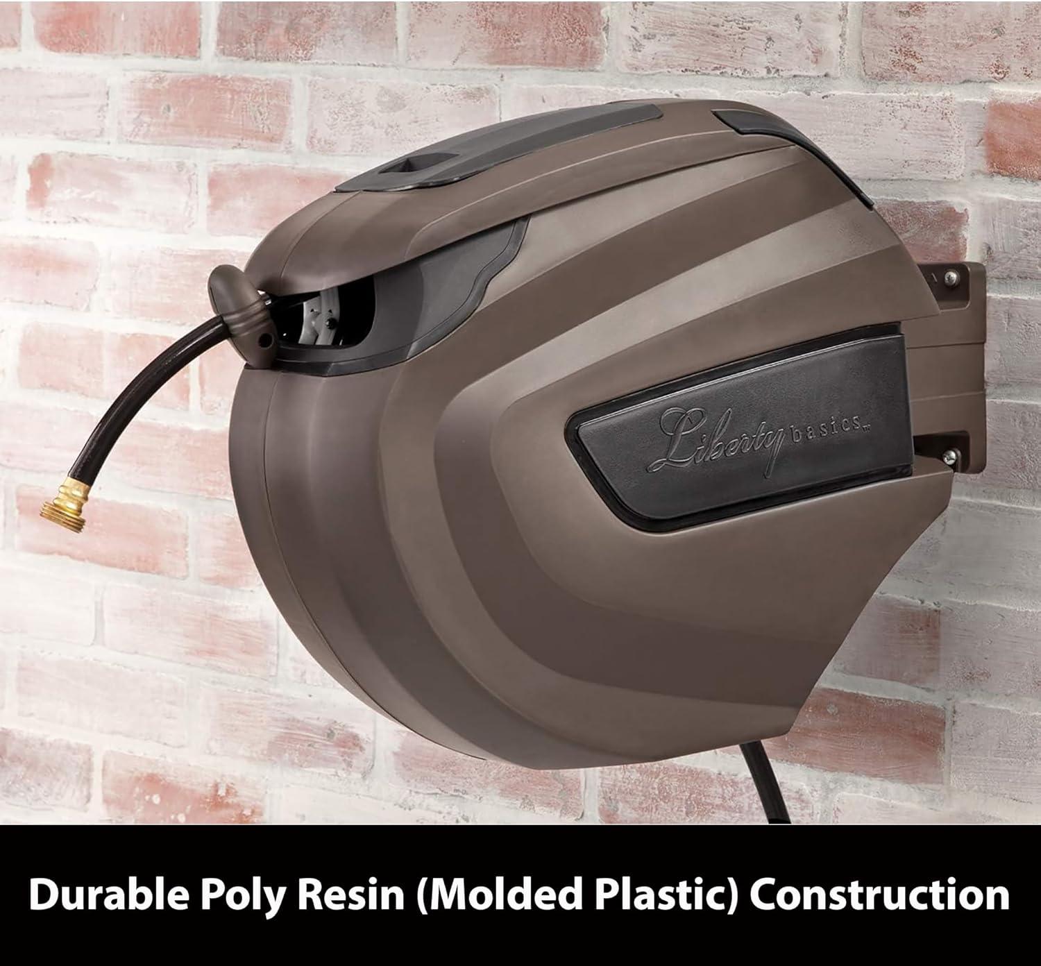 Liberty Garden Plastic Wall Mounted Hose Reel