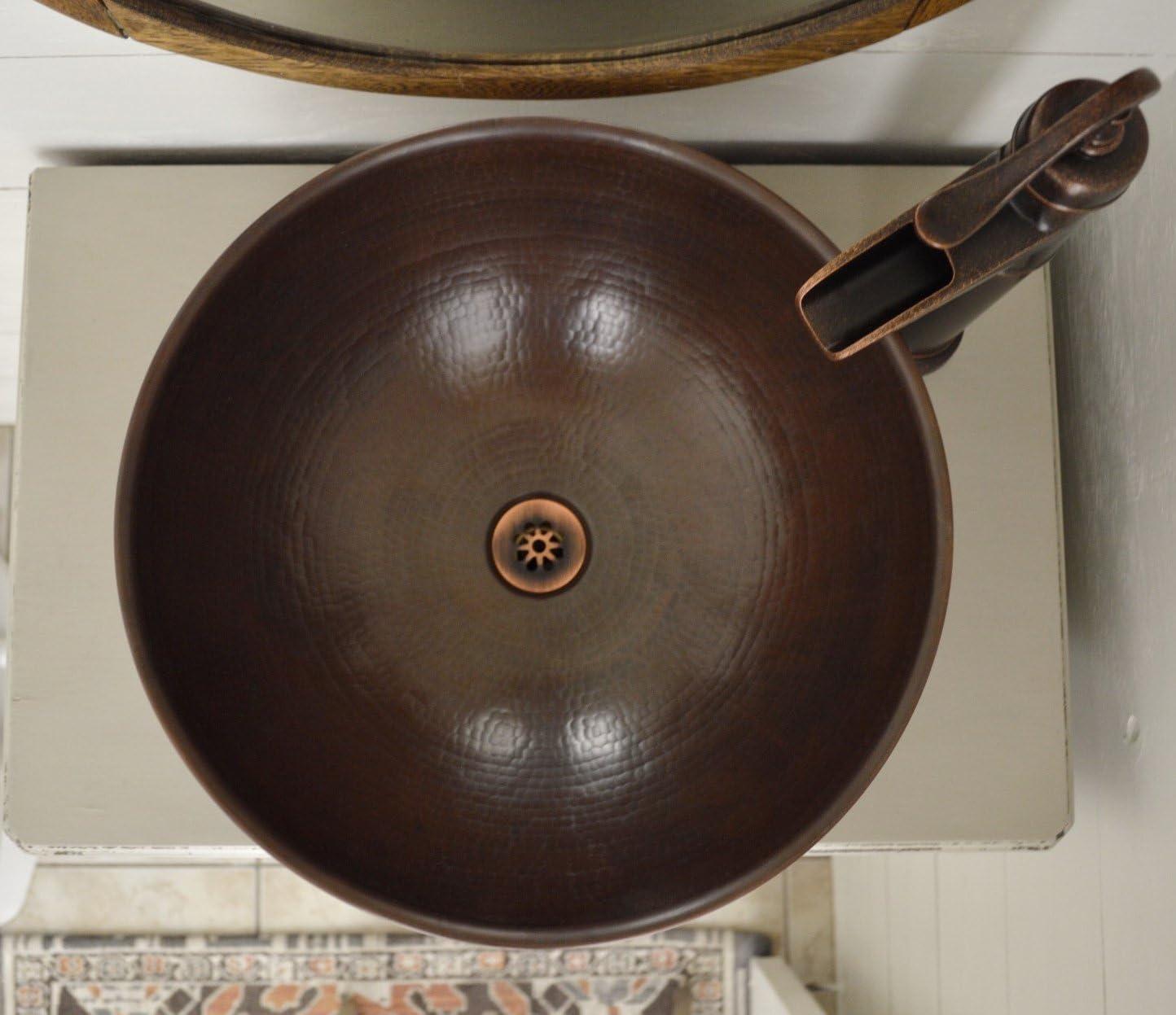 Hubble 16" Vessel Bathroom Sink in Copper