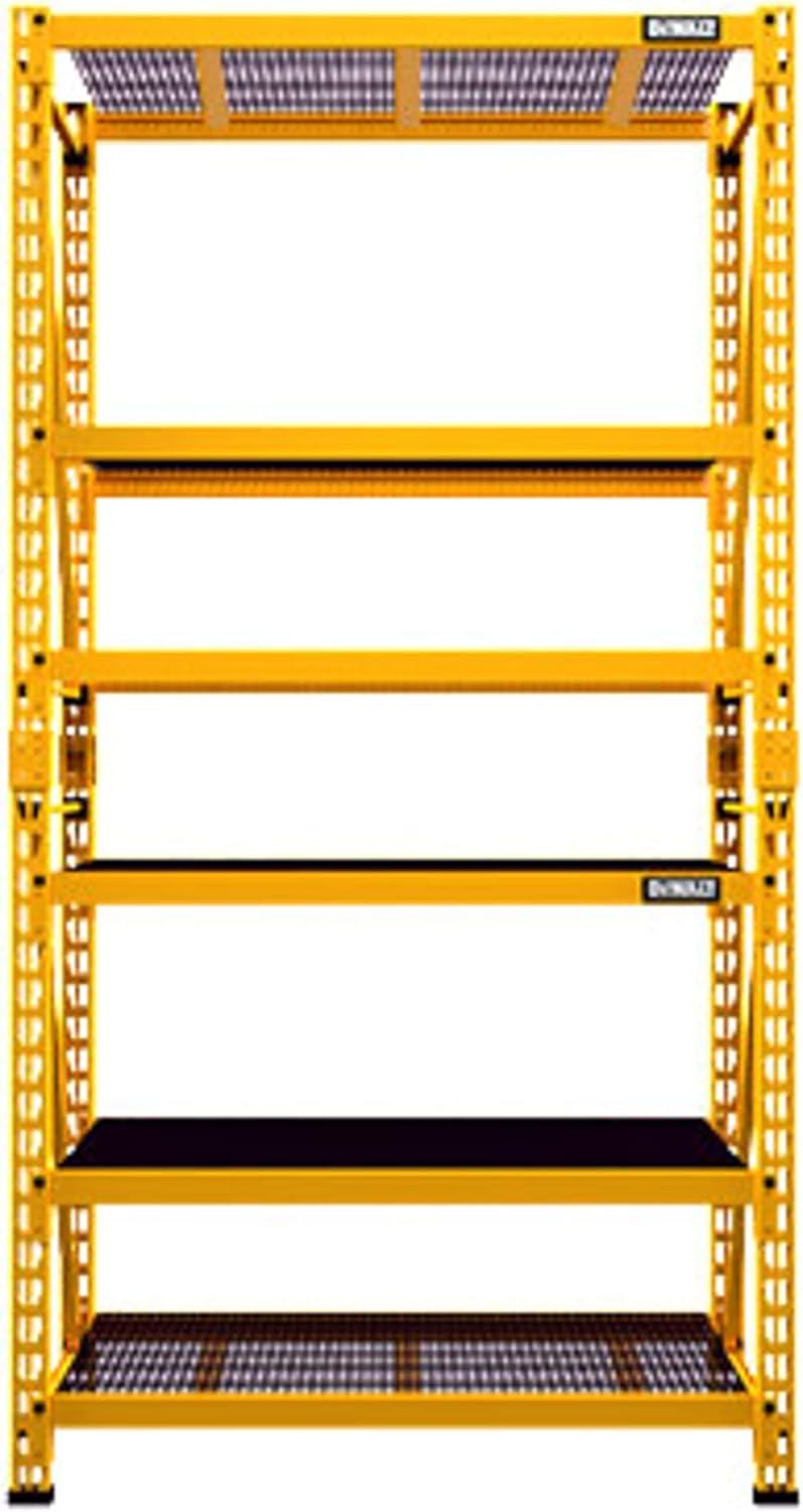 DEWALT 41590 3 Shelf Wire Deck Industrial Storage Rack, 50"W x 18"D x 48"H