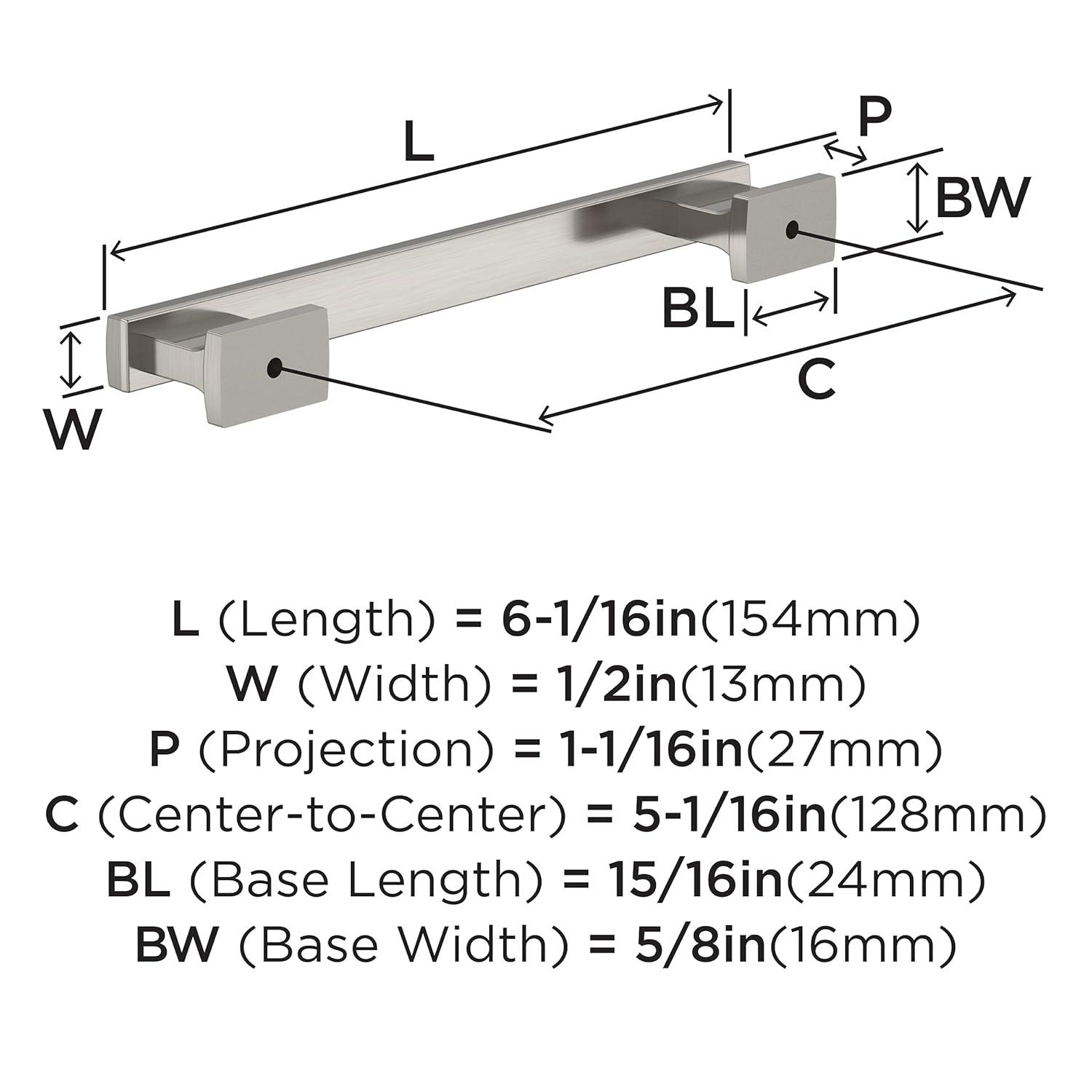 Triomphe 5 1/16" Center Handle Pull Multipack