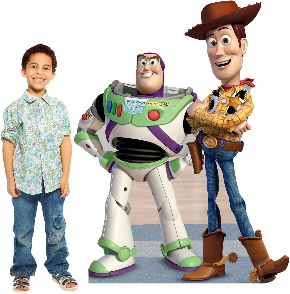 Cardboard People 225 Buzz & Woody Life Size Cardboard Stand-Ups, Buzz & Woody, 2.28 lbs