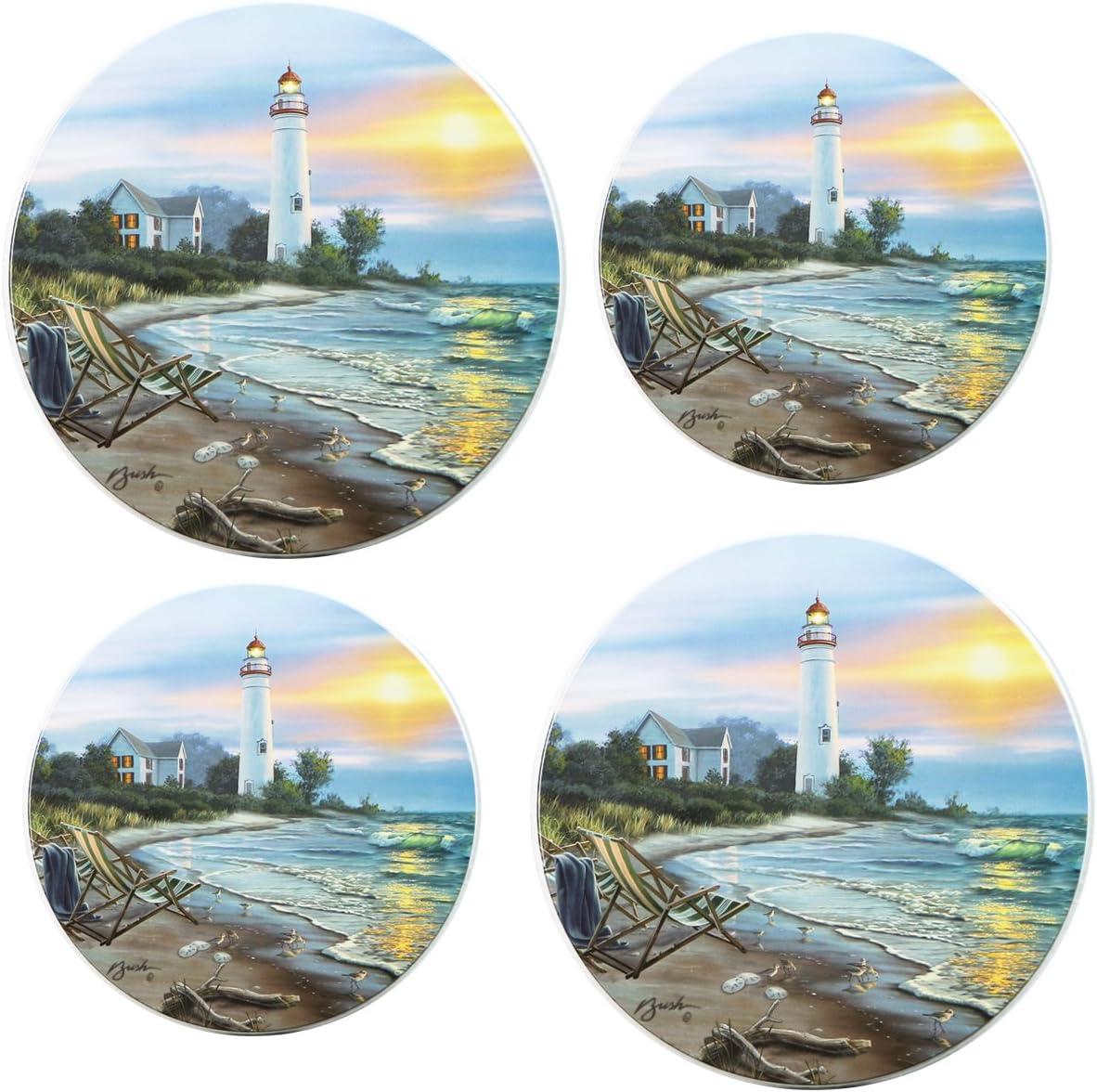 Round Electric Stovetop Burner Cover Set of 4, New Day