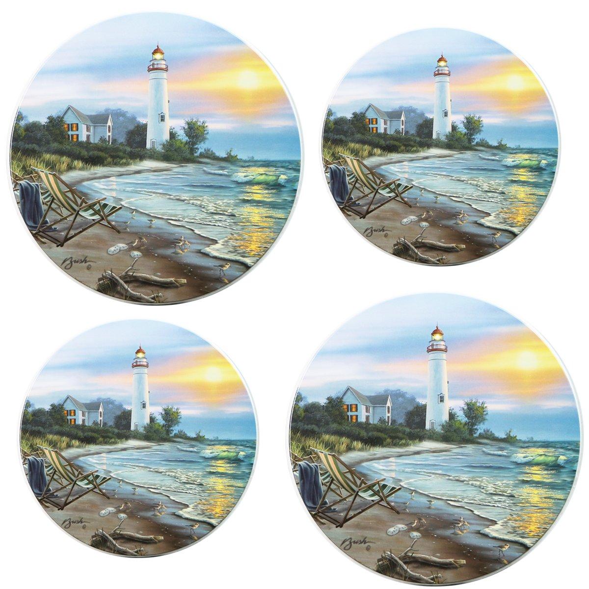 Round Electric Stovetop Burner Cover Set of 4, New Day