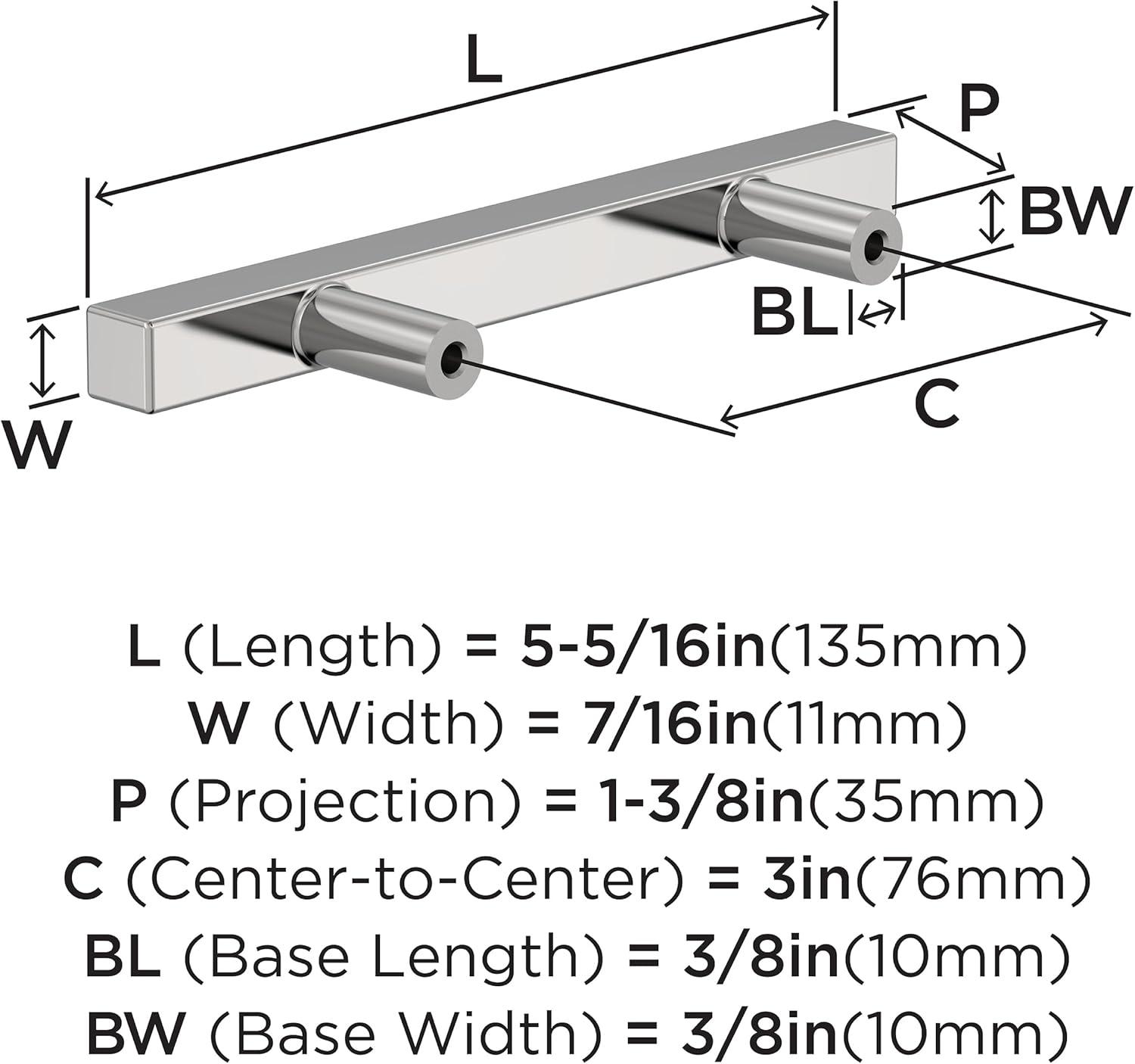 3" Center Handle Pull Multipack