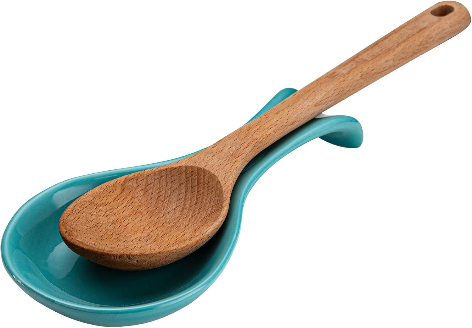 kook Ceramic / Porcelain Oval Spoon Rest (Set of 2)