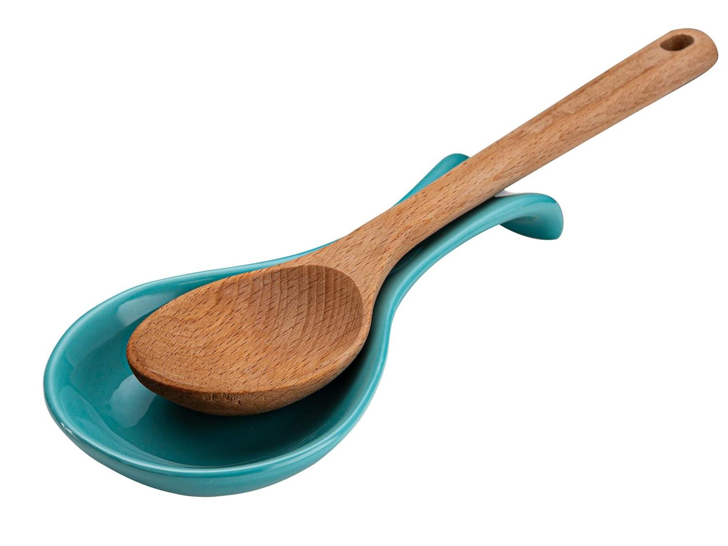 kook Ceramic / Porcelain Oval Spoon Rest (Set of 2)