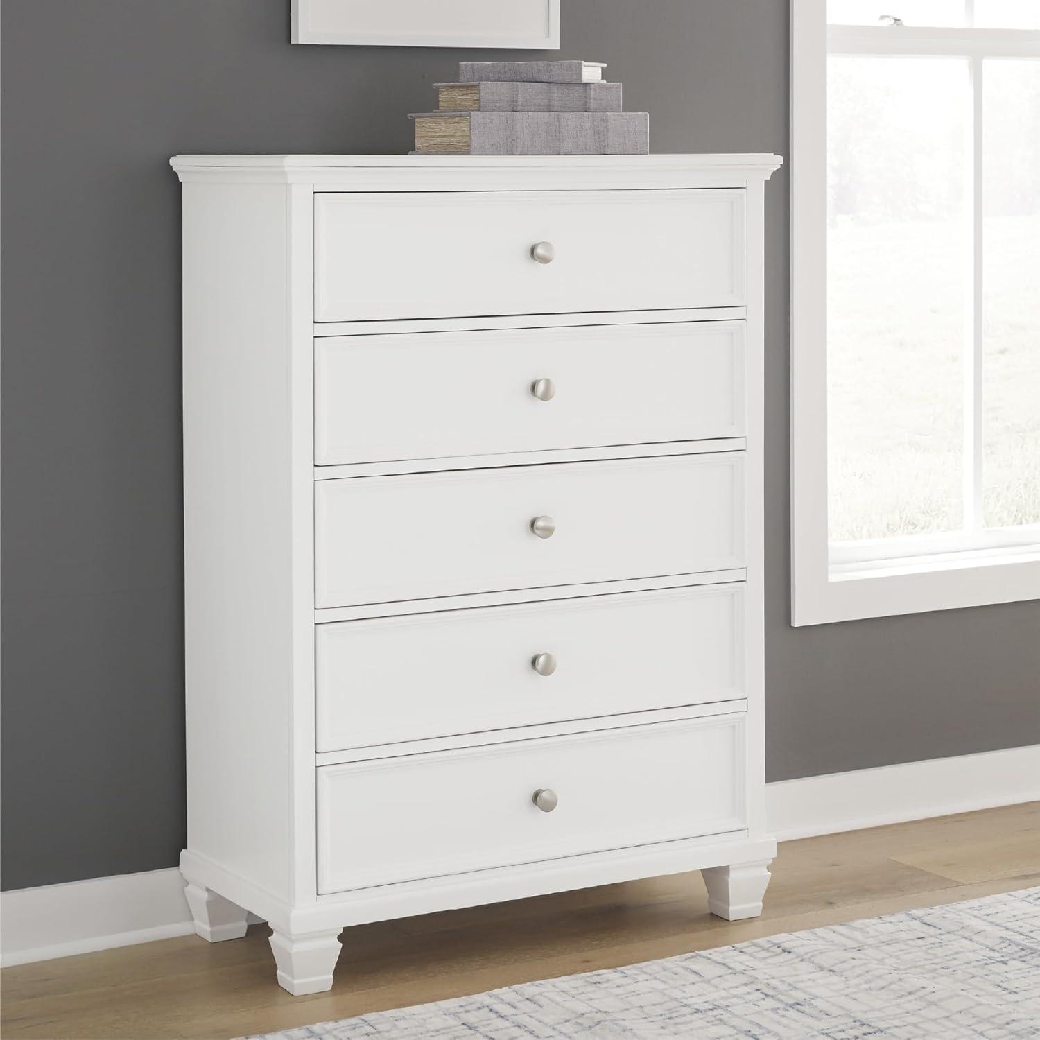 Fortman White Chest of Drawers