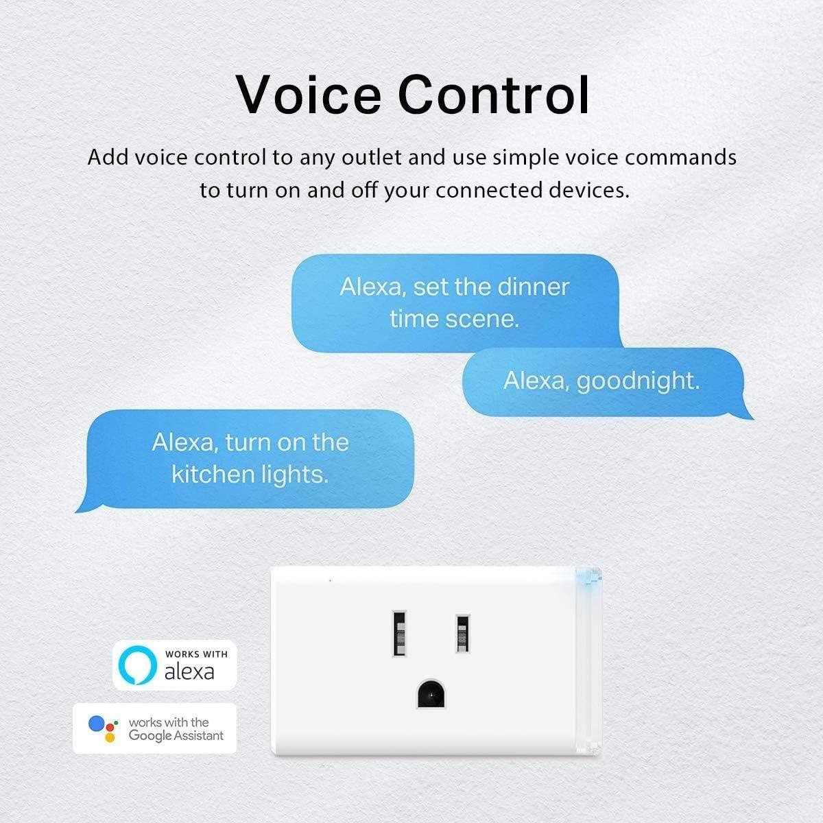 Kasa Smart Lite HS103 - Smart plug - wireless - 802.11b/g/n - 2.4 Ghz (pack of 3)