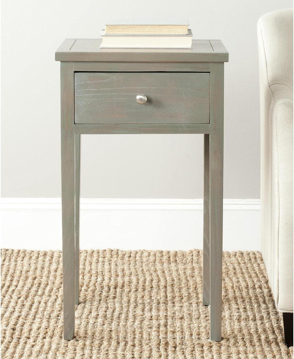 Abel Nightstand with Storage Drawers  - Safavieh