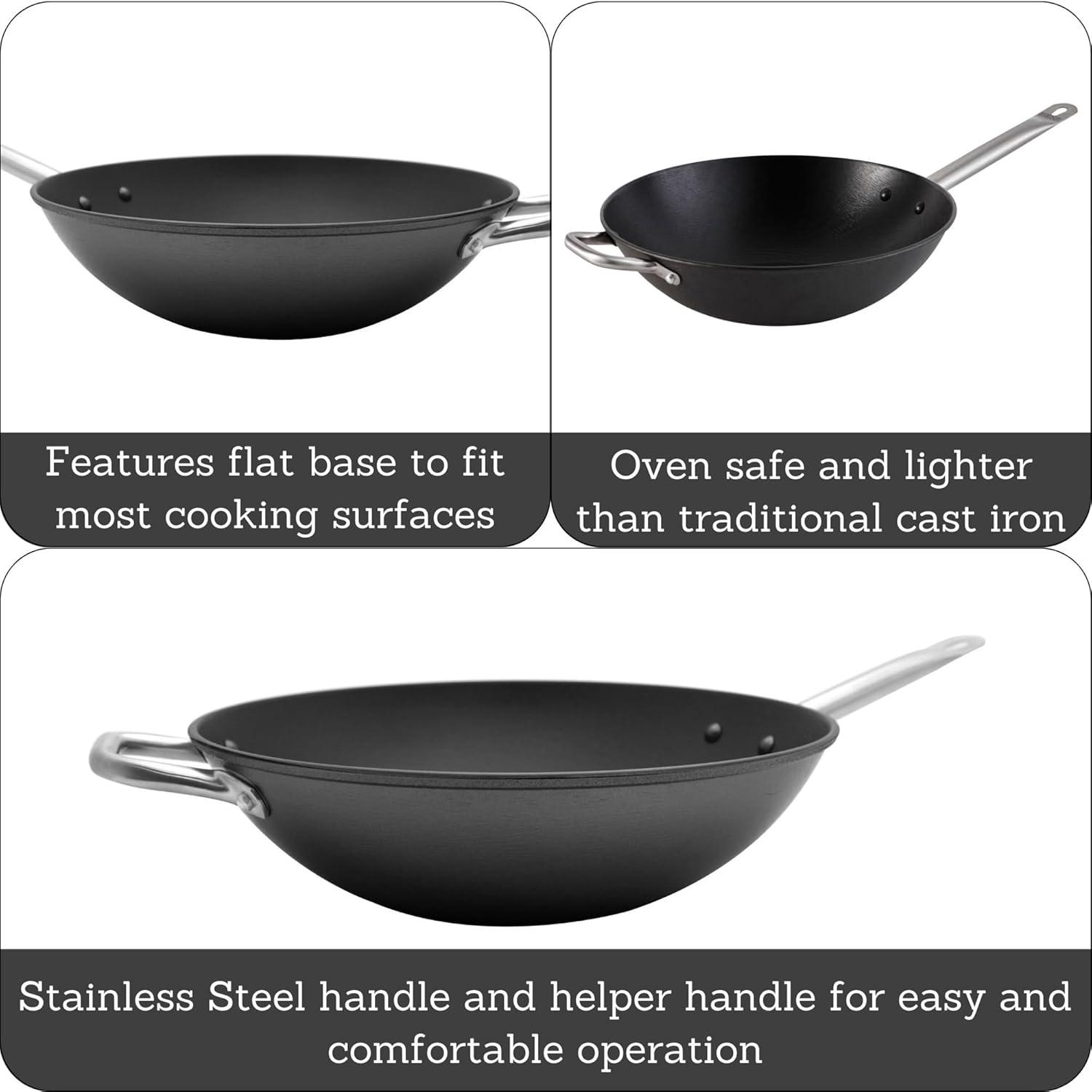 IMUSA 14'' Non-Stick Wok