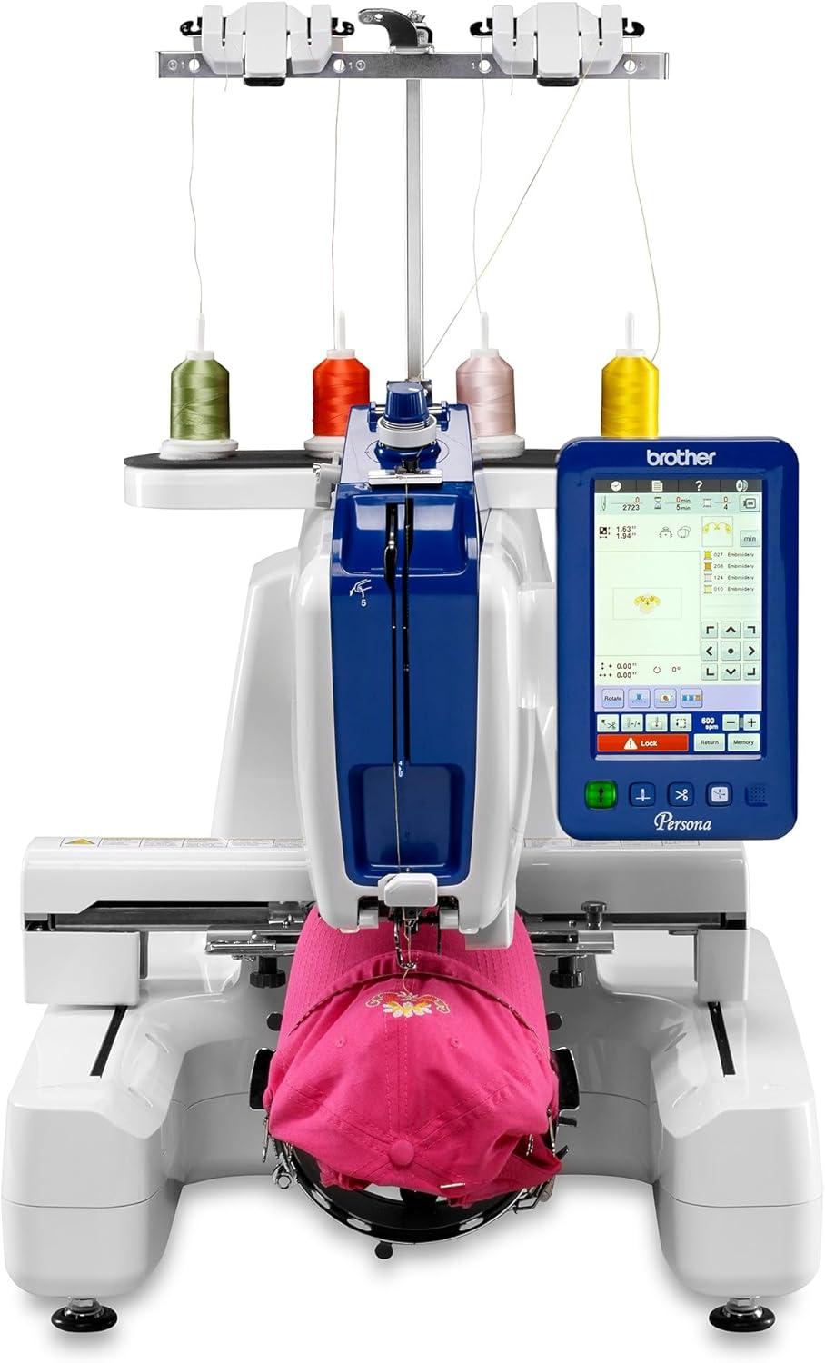 Brother Persona PRS100 Single Needle Embroidery Machine with 4-Spool Thread Stand