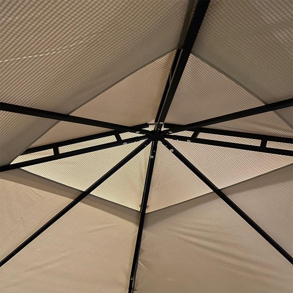 Garden Winds Replacement Canopy Top Cover Compatible with The ABC Canopy AWGHG-10x12 Gazebo - Riplock 350