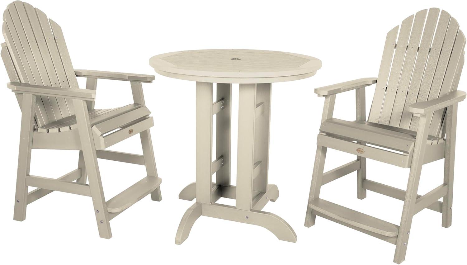 Anette 2-Person 36" Round, Counter-Height Dining Set