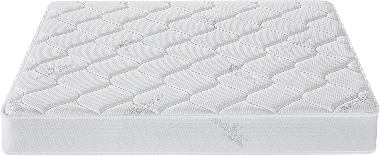 Queen Size Mattress - 8 Inch Cool Memory Foam & Spring Hybrid Mattress - Tight Top - Medium Firm - Oliver & Smith