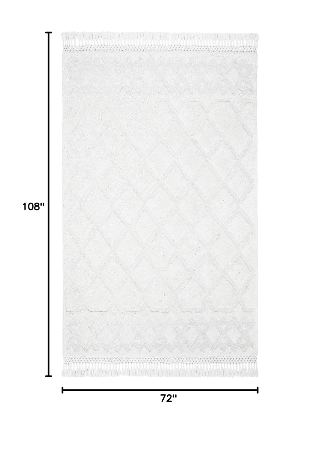 Casablanca CSB651 Hand Tufted Indoor Area Rug - Ivory - 6'x9' - Safavieh