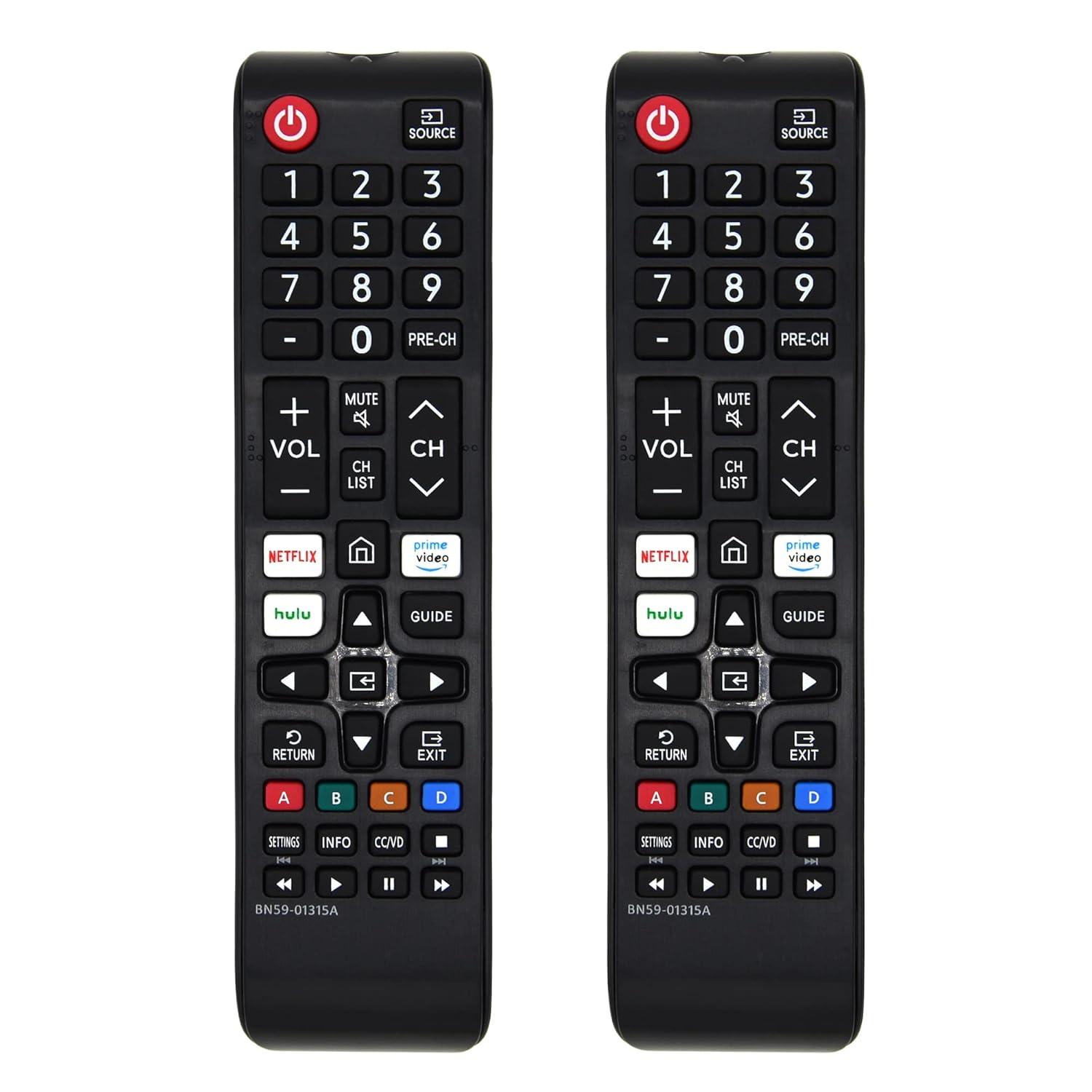 (Pack of 2)ZOUYUE Universal Remote for All Samsung TV,Compatible for All Samsung Smart TV LED LCD HD TV