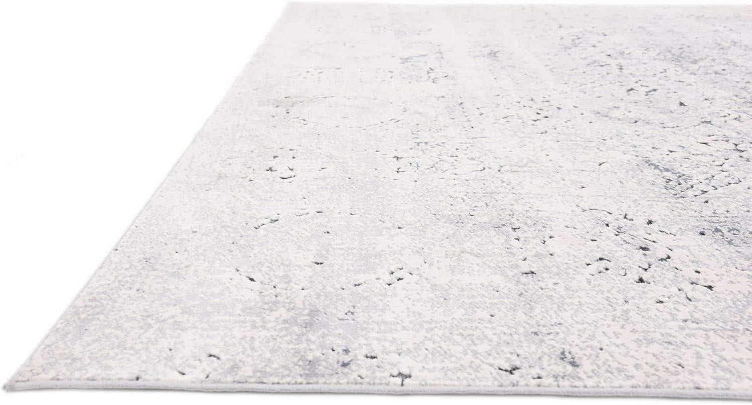 Chateau Easy-Care Gray Rectangular Indoor Area Rug 8' x 10'