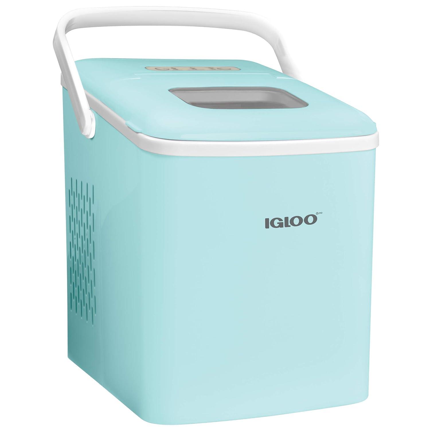 Igloo Igloo 26-Pound Automatic Self-Cleaning Portable Countertop Ice Maker Machine With Handle