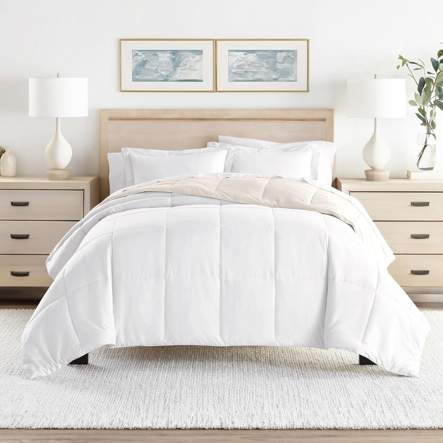 Becky Cameron Reversible Down-Alternative Comforter Bedding Set