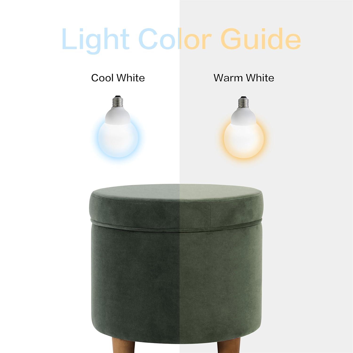 Round Storage Ottoman Loden Green - HomePop: Velvet Upholstered, Lift-Off Lid, Wood Legs, Bedroom & Living Room Furniture