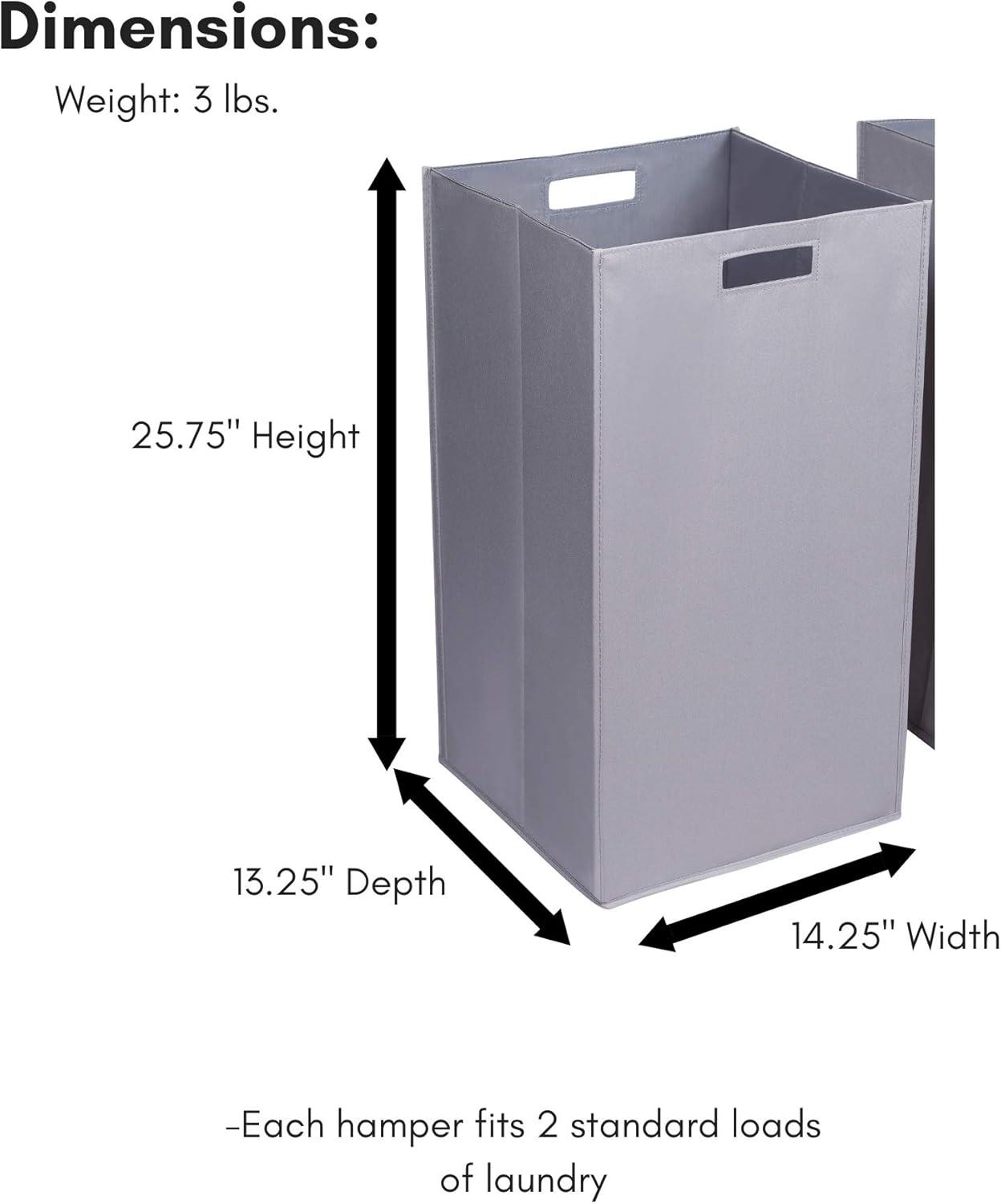 BirdRock Home Internet's Best Fabric Laundry Hamper with Handles