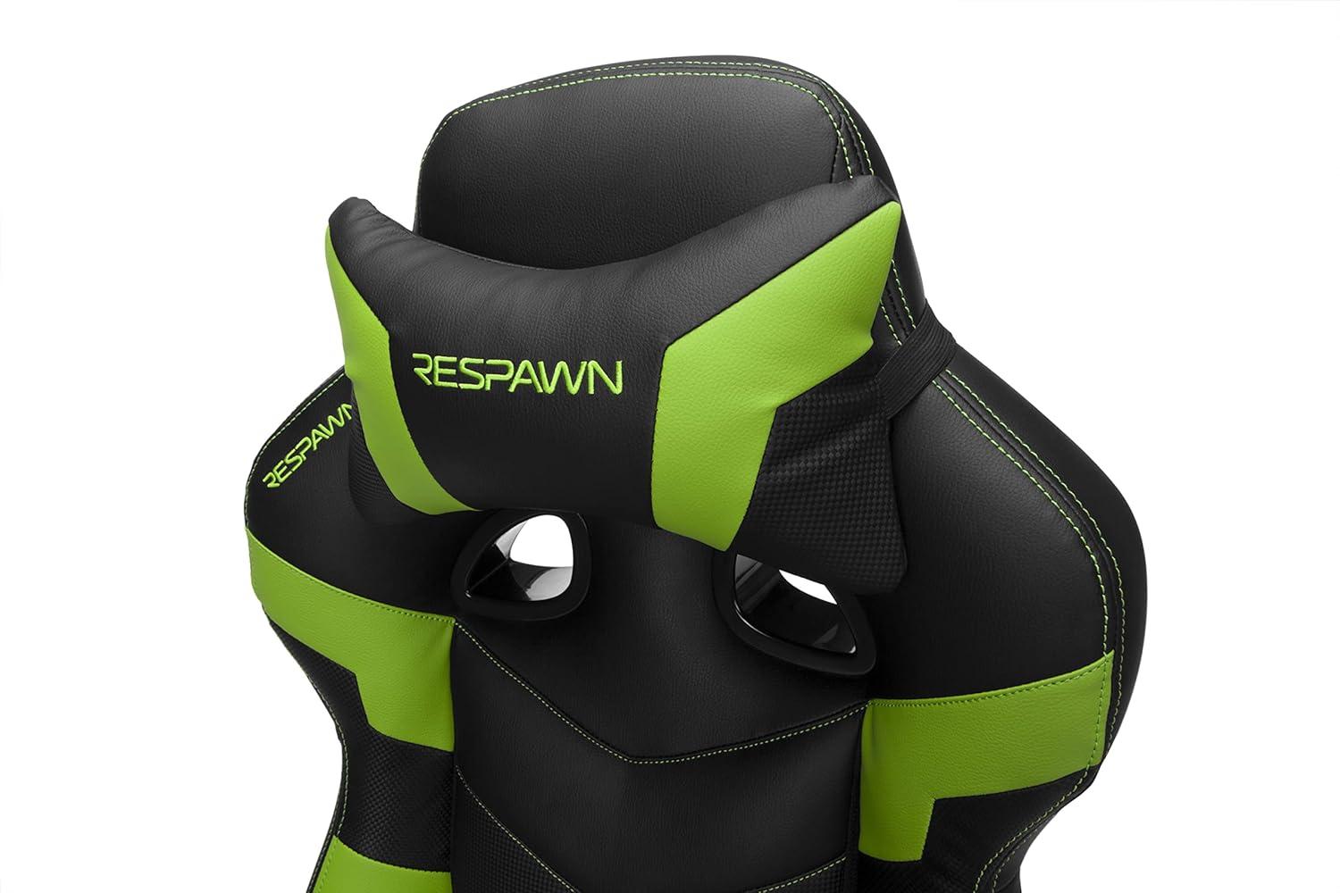 Respawn RESPAWN 110 Pro Gaming Chair - Gaming Chair with Footrest, Reclining Gaming Chair, Video Gaming Computer Desk Chair, Adjustable Desk Chair, Gaming Chairs For Adults With Headrest Pillow