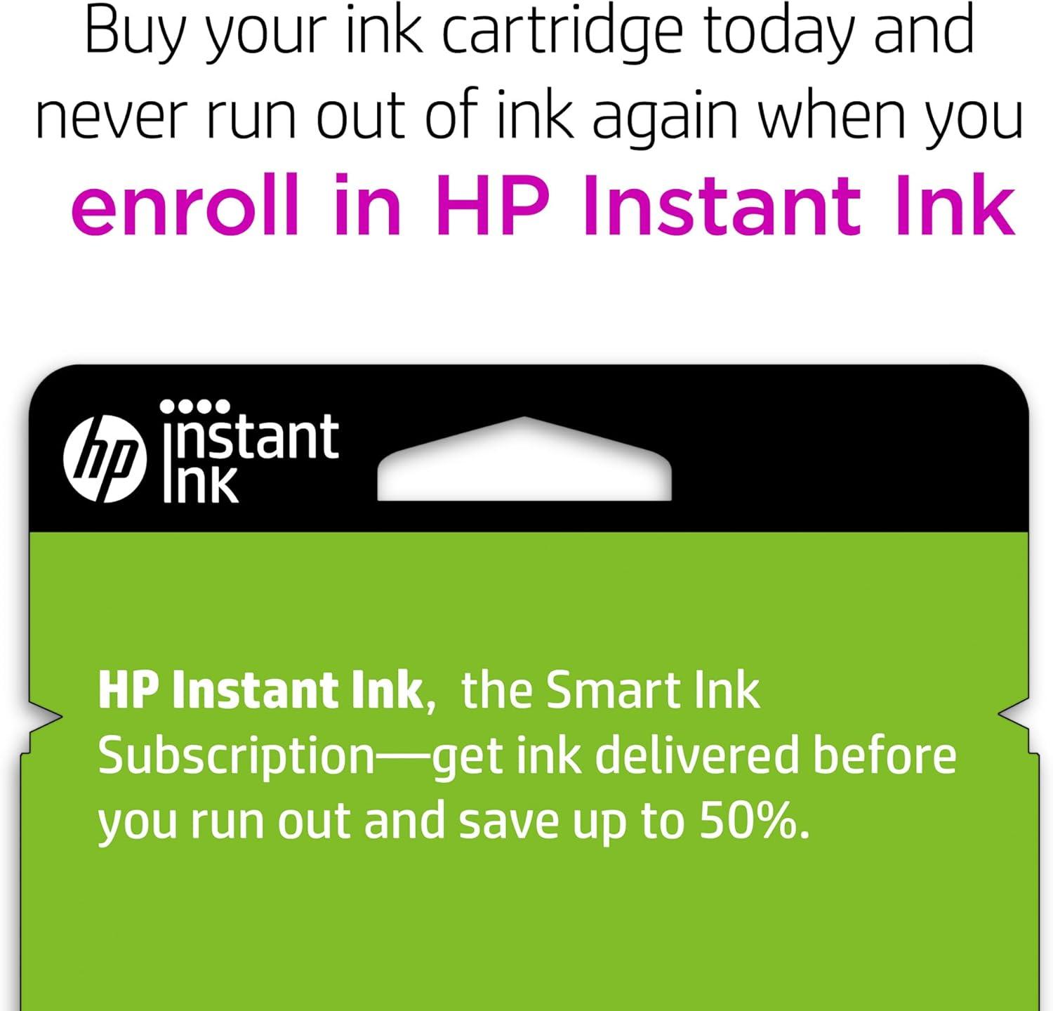 HP 67 Tri-Color Ink Cartridges High/Standard Yield 2 Per Pack, 67XL Black, Cyan, Magenta, Yellow