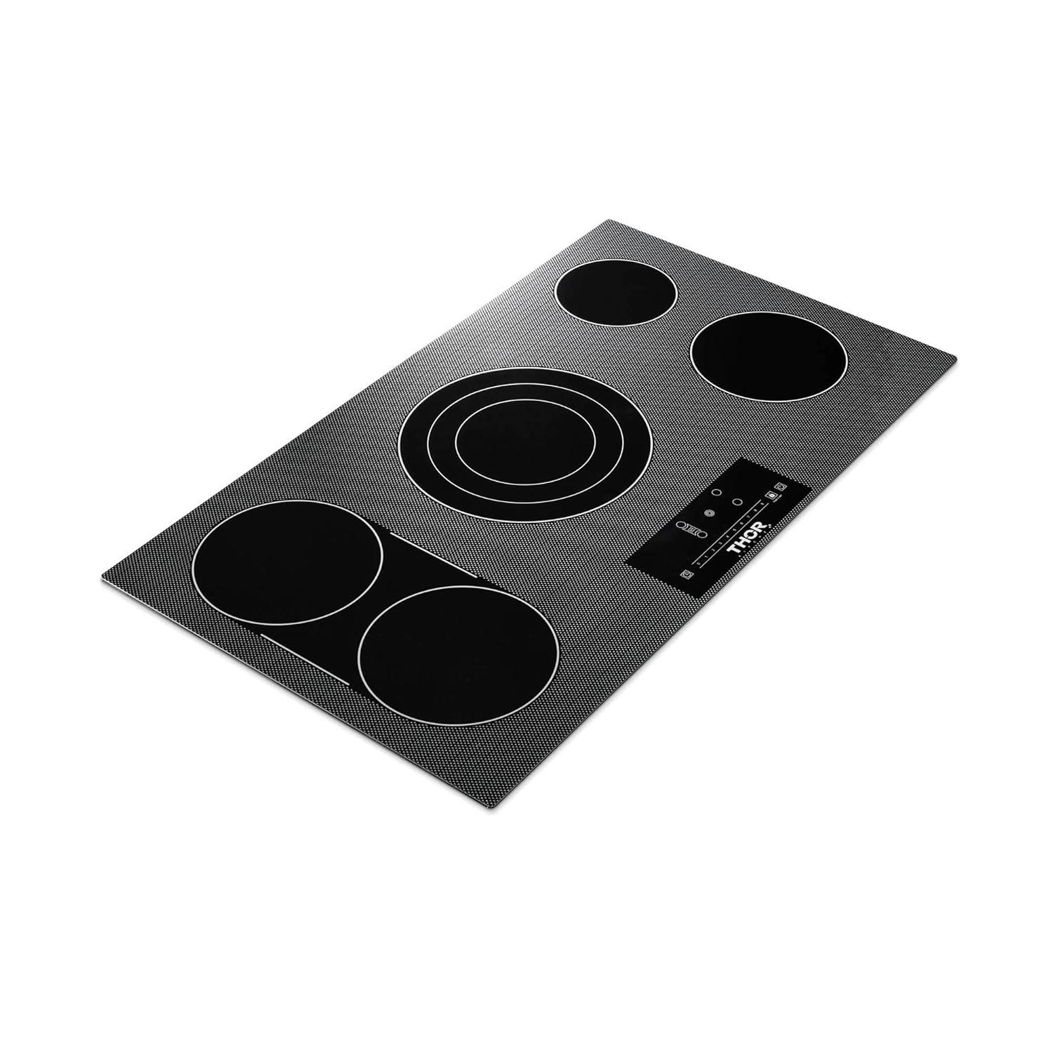 Thor Kitchen Tec36 36" Wide 5 Burner Electric Cooktop - Black