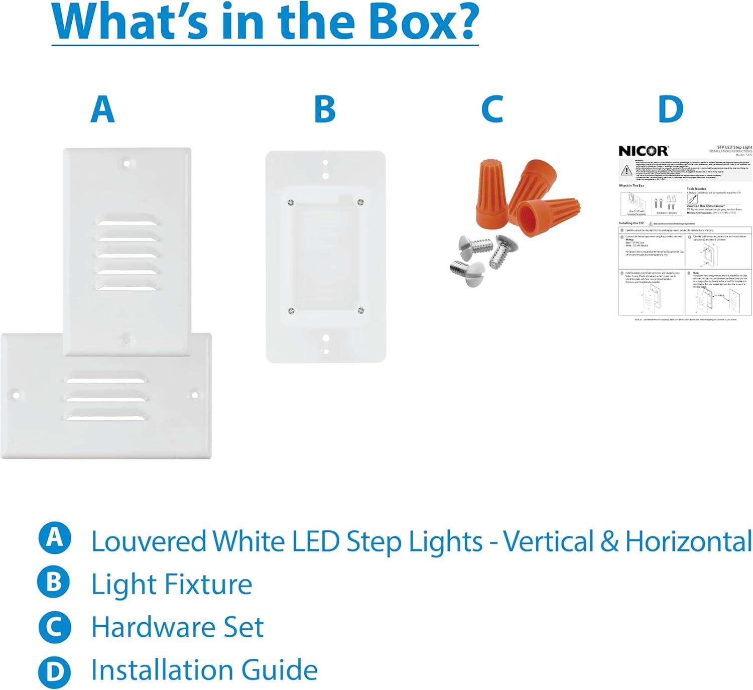 Integrated LED Step Light