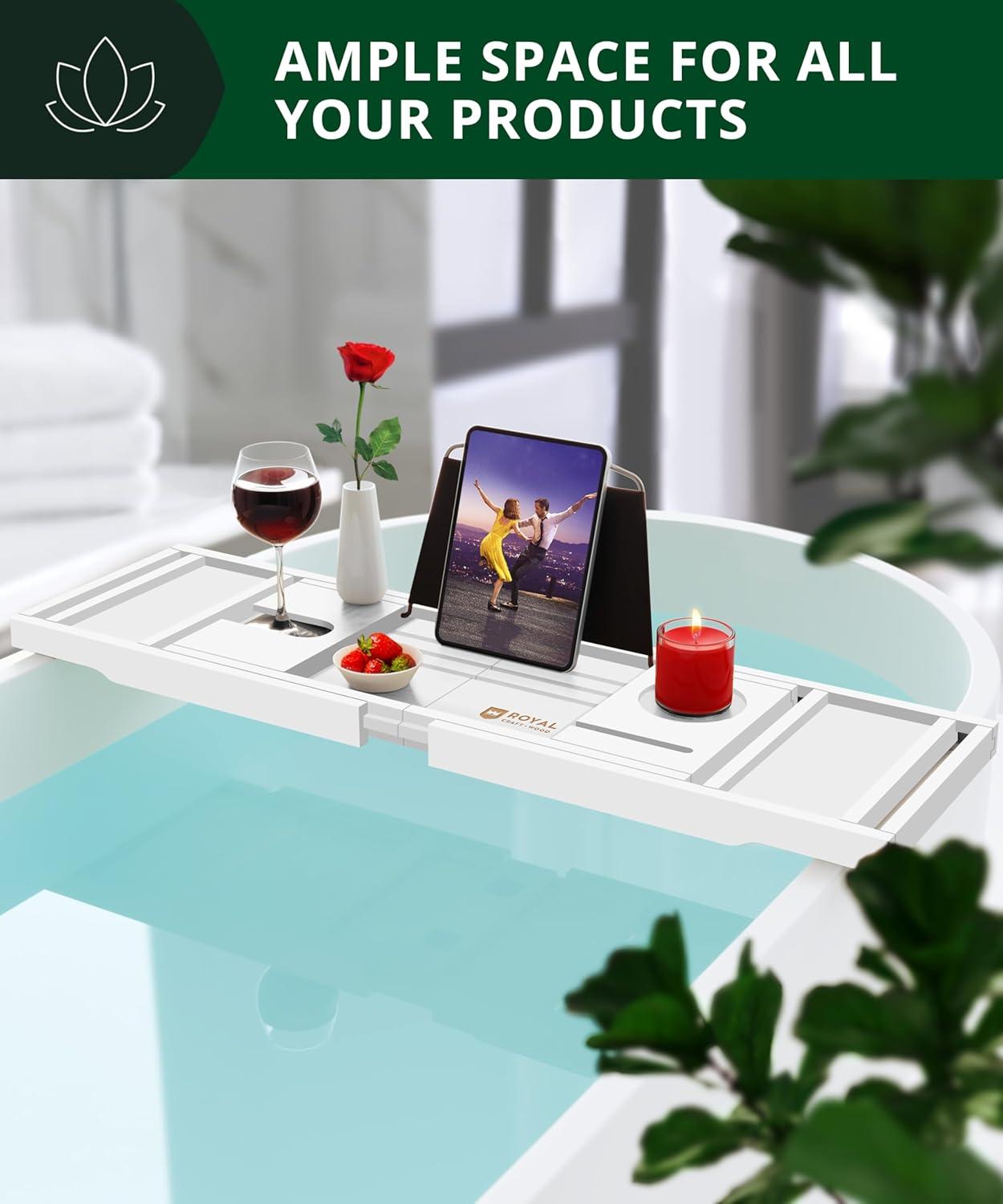 Royal Craft Wood Freestanding Bath Caddy