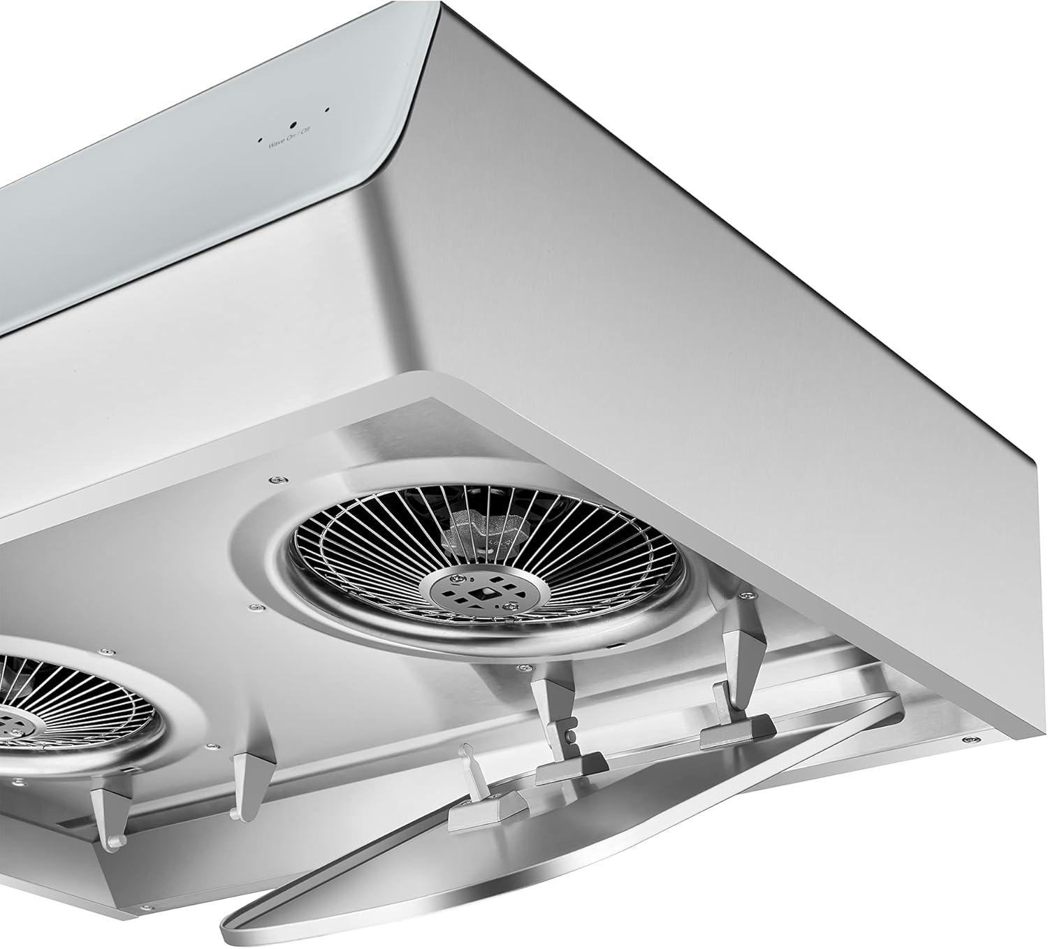 FOTILE Pixie Air® Series Slim Line Under the Cabinet Range Hood with WhisPower Motors and Capture-Shield Technology for Powerful & Quiet Cooking Ventillation