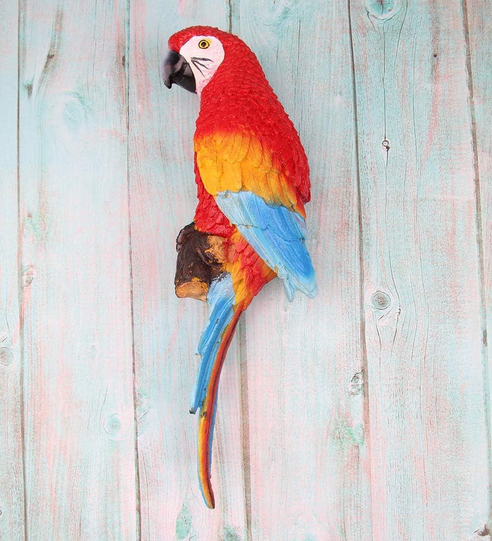 Design Toscano Tropical Scarlet Macaws Wall Sculpture