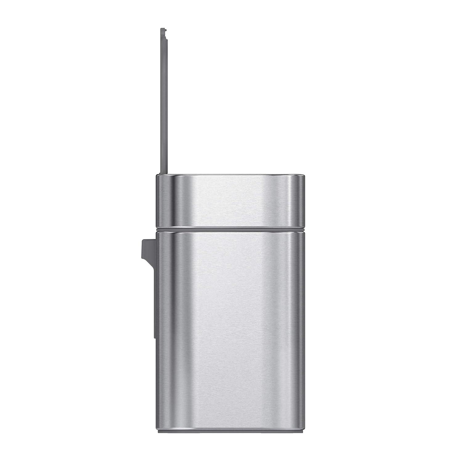 Simplehuman 4 Liter Compost Caddy, Brushed Stainless Steel