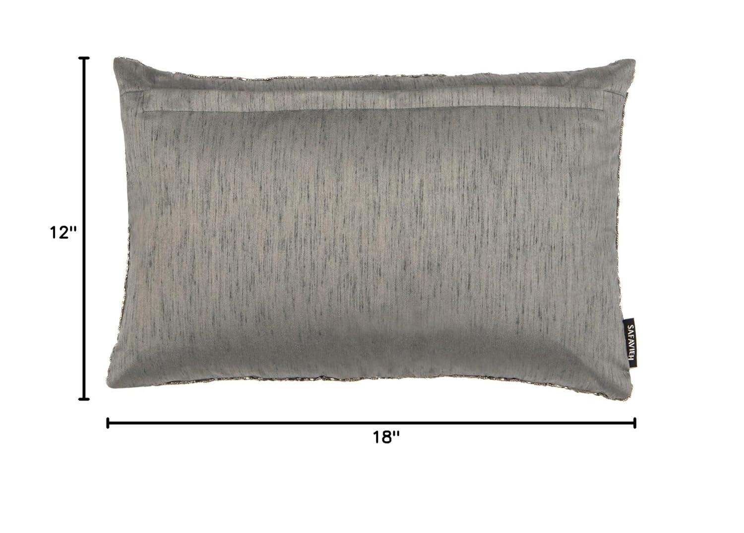 Appliqued Feather Throw Pillow (Set of 2)