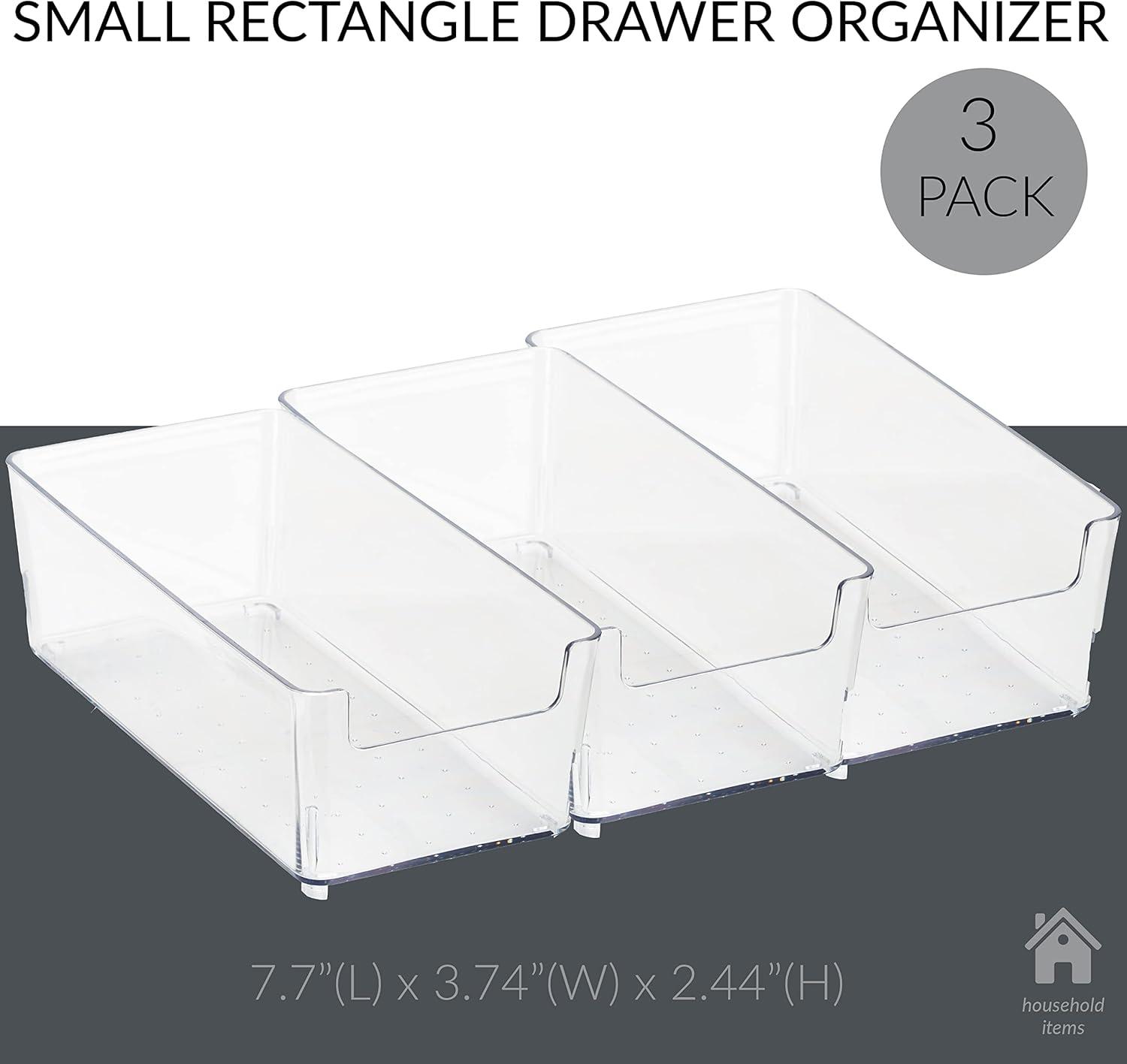 Simplify 2.44" H x 3.74" W x 7.72" D Office Drawer Organizer