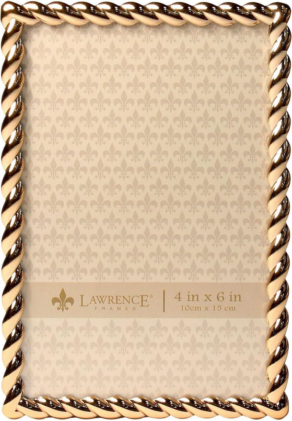 Lawrence Frames 4x6 Golden Rope Picture Frame 712046