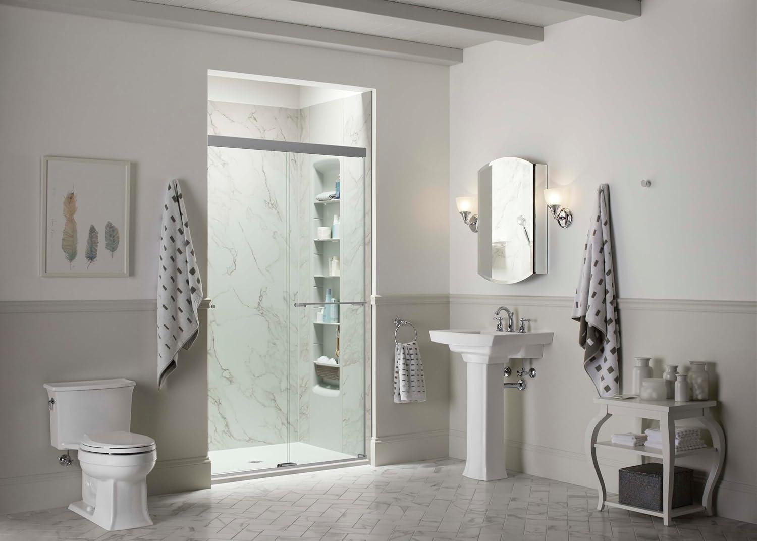 Kohler Archer® 20" x 31" Single Door Frameless Mirrored Medicine Cabinet