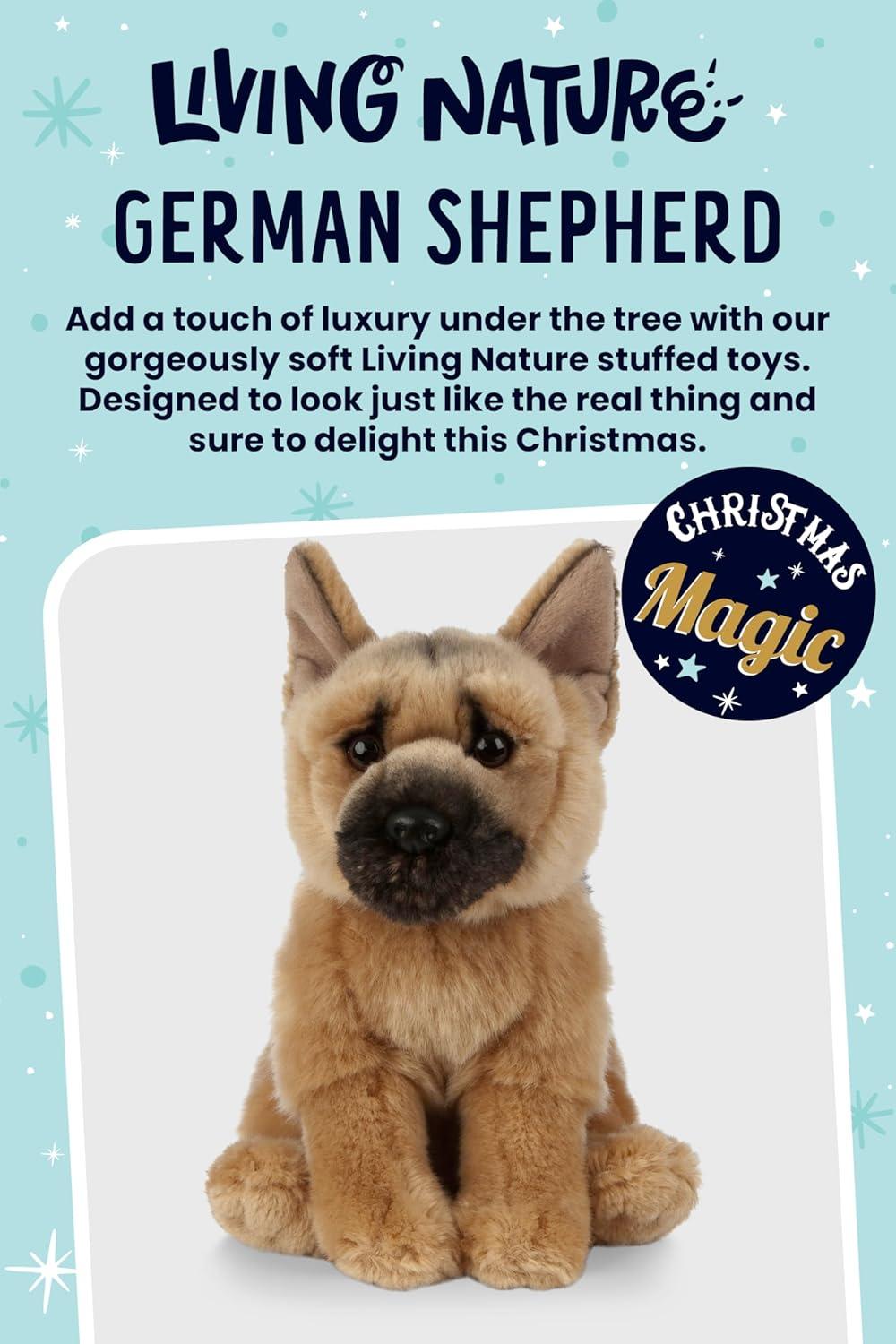 Living Nature German Shepherd Plush Toy