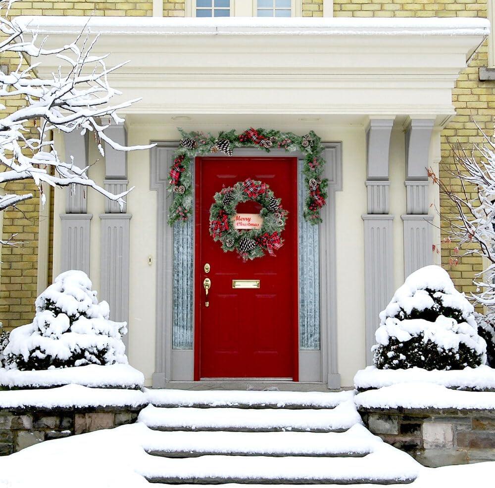 Fraser Hill Farm Christmas Wreath 72'' in. Faux Spruce Garland