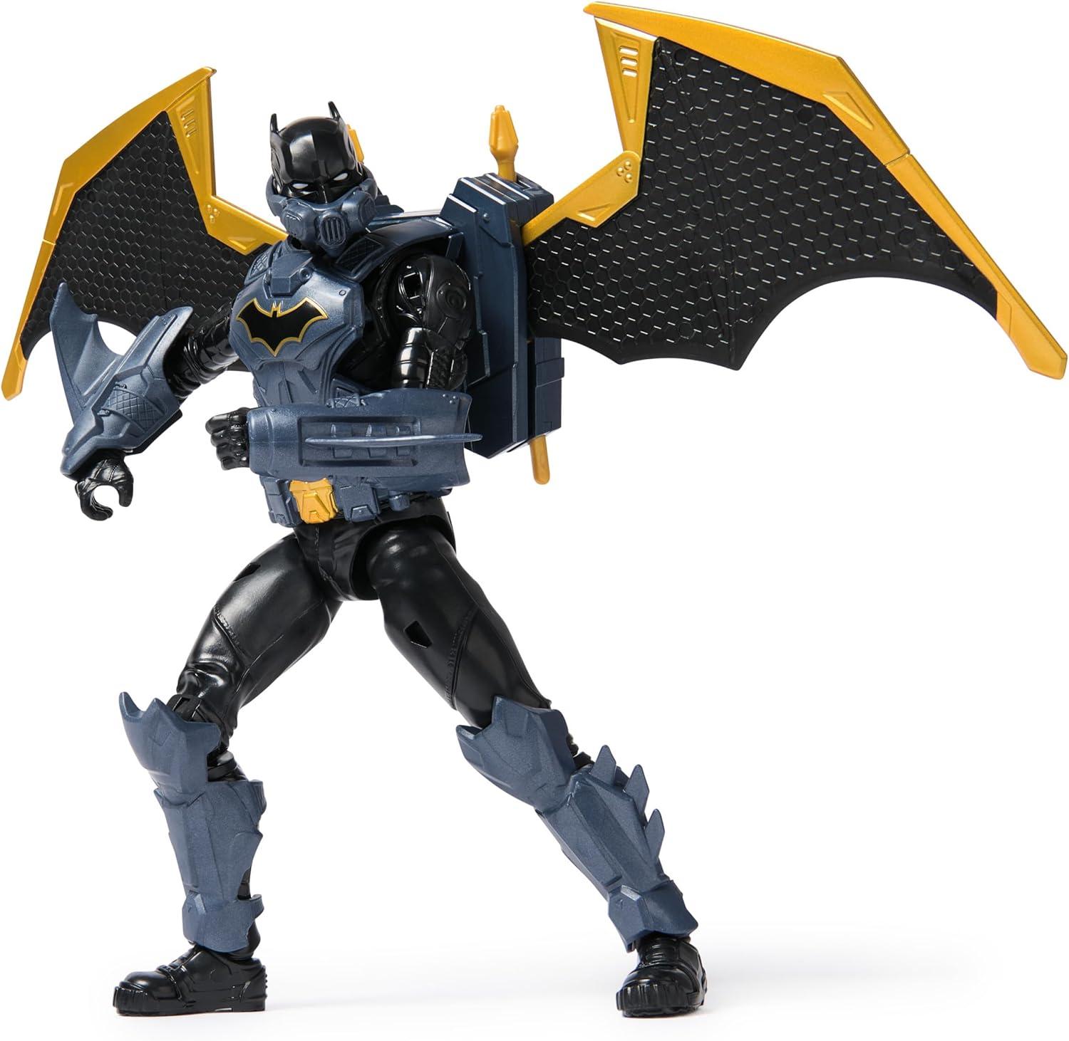 DC Comics Batman Adventures, 30-centimetre Night Sky Batman Action Figure with Expandable Wings