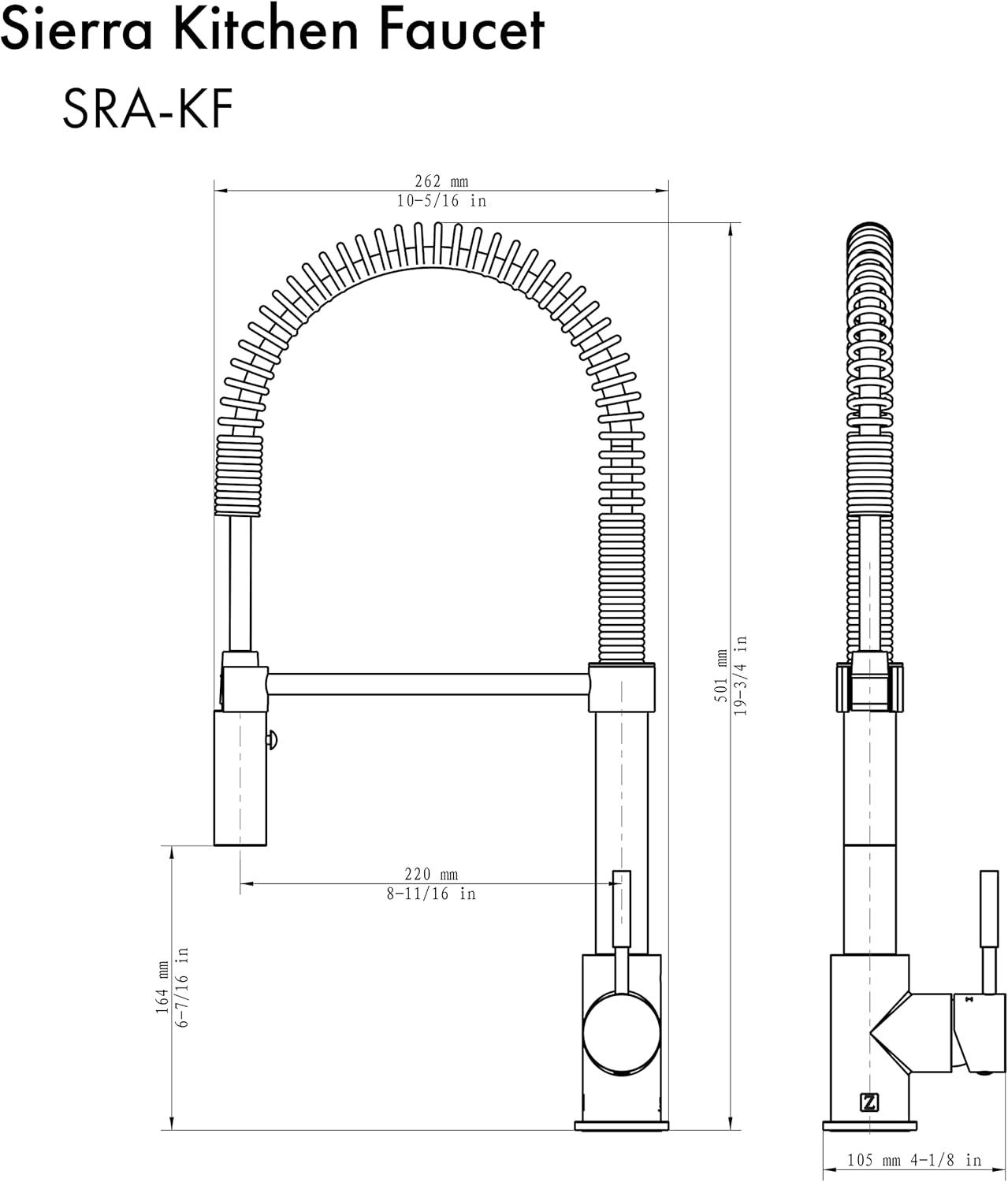 ZLINE Autograph Edition Sierra Kitchen Faucet