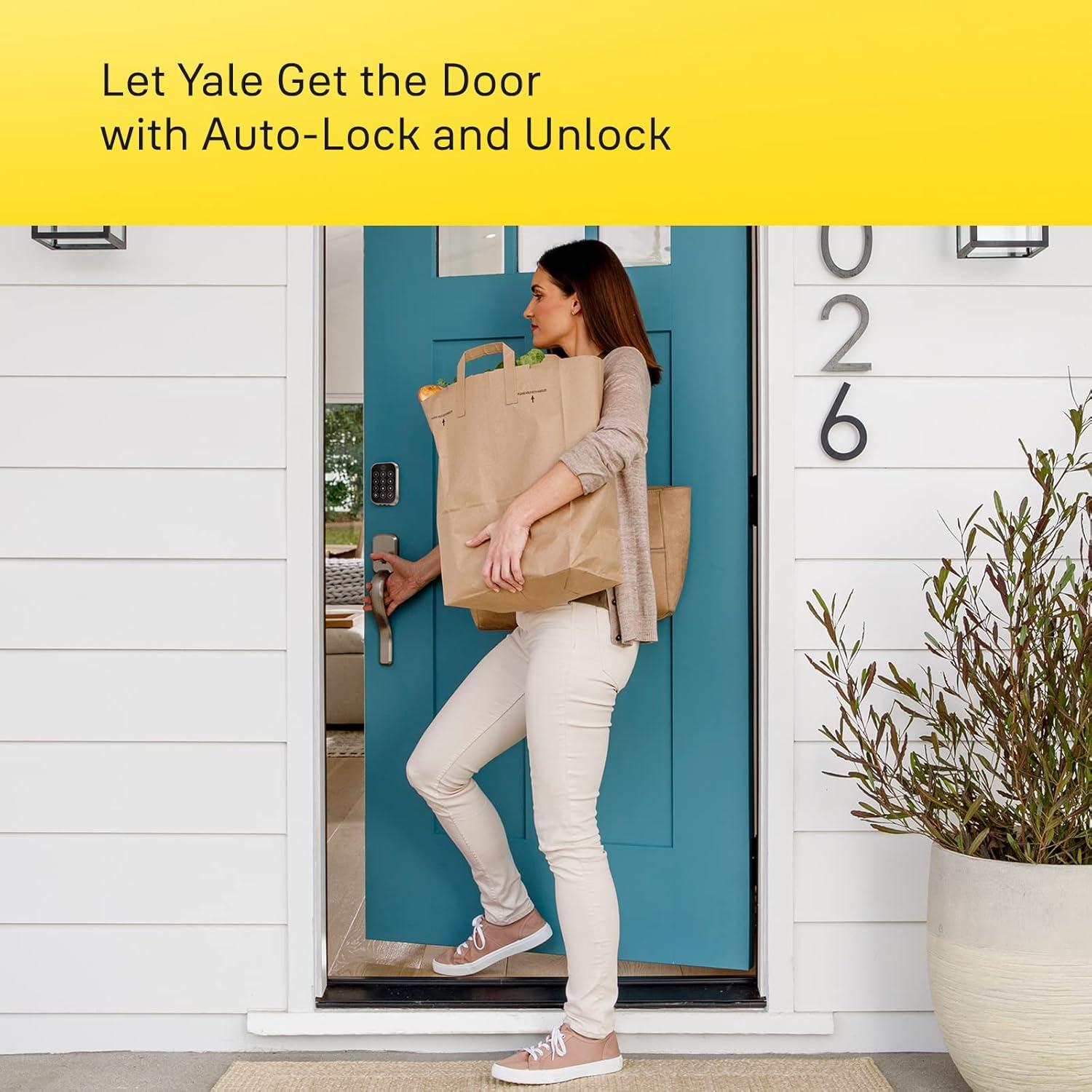 Yale Home Yale Assure Lock 2 Deadbolt, Keyed Smart Entry Door Lock with Bluetooth Connected Touchscreen Keypad for Code Entry