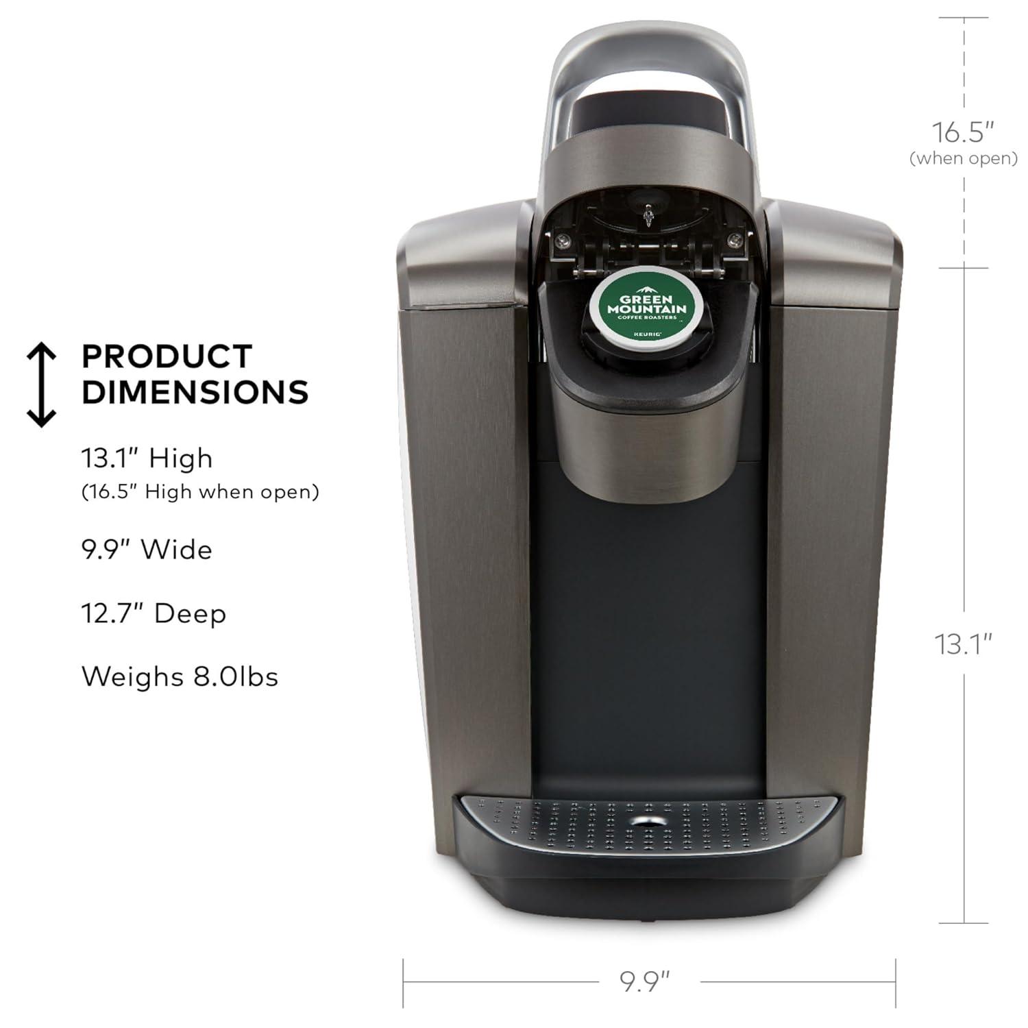 Keurig K-Elite Single-Serve K-Cup Pod Coffee Maker with Iced Coffee Setting and Strength Control