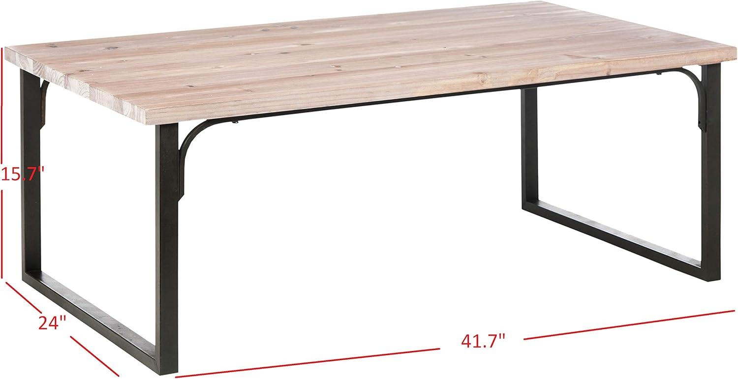 Steven Coffee Table - Red Maple - Safavieh