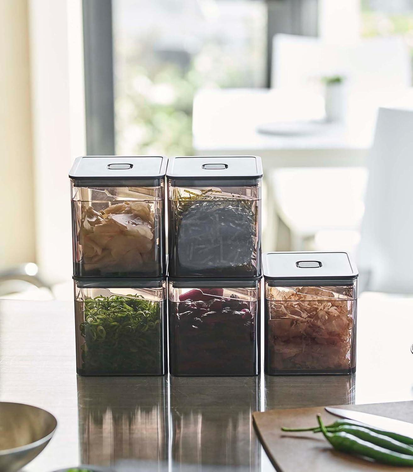 Yamazaki Home Tower Yamazaki Home Airtight Food Storage Container With Lid Square Spice Or Vegetable Holder & Reviews | Wayfair