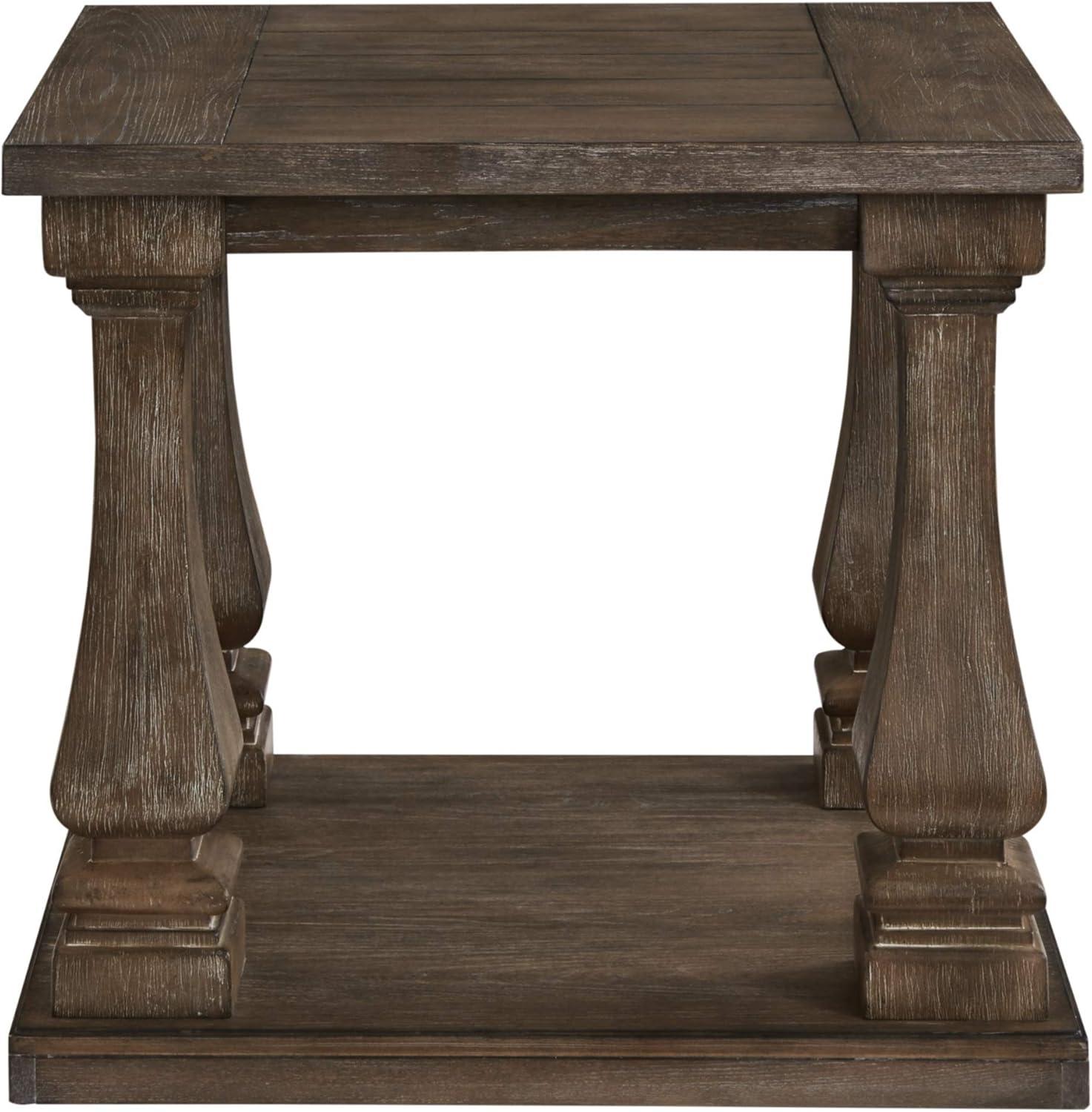 Johnelle Rectangular End Table Gray - Signature Design by Ashley