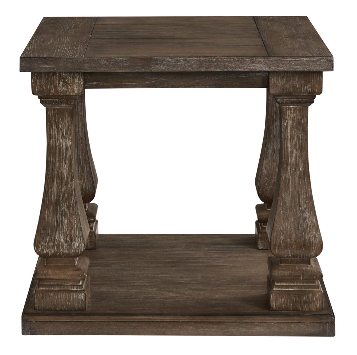 Johnelle Rectangular End Table Gray - Signature Design by Ashley